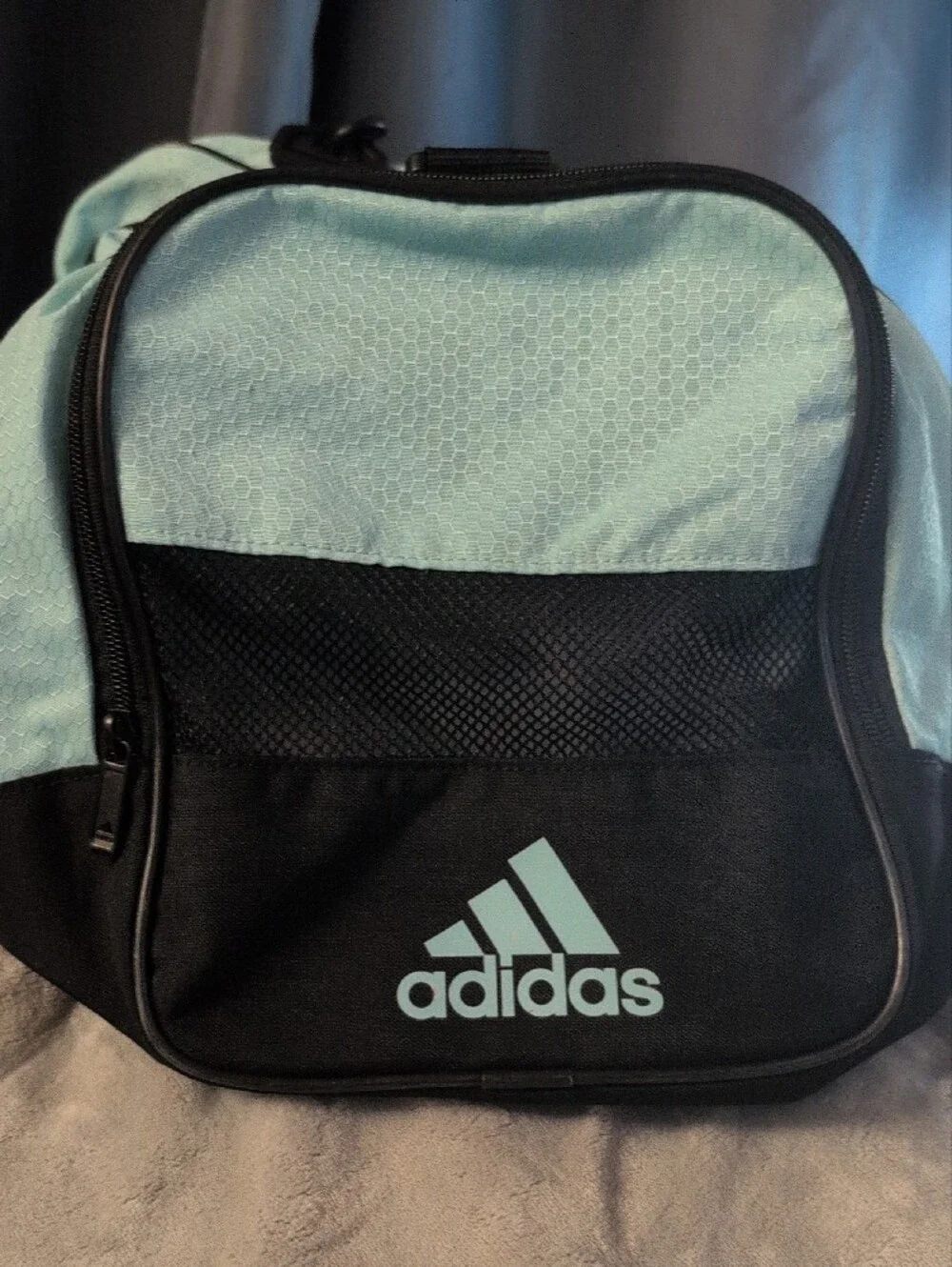 adidas Teal and Black Training Duffel